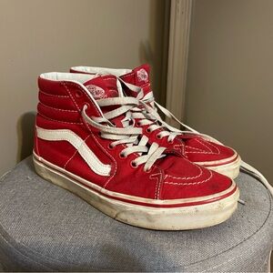 Loved Vans Red High Tops